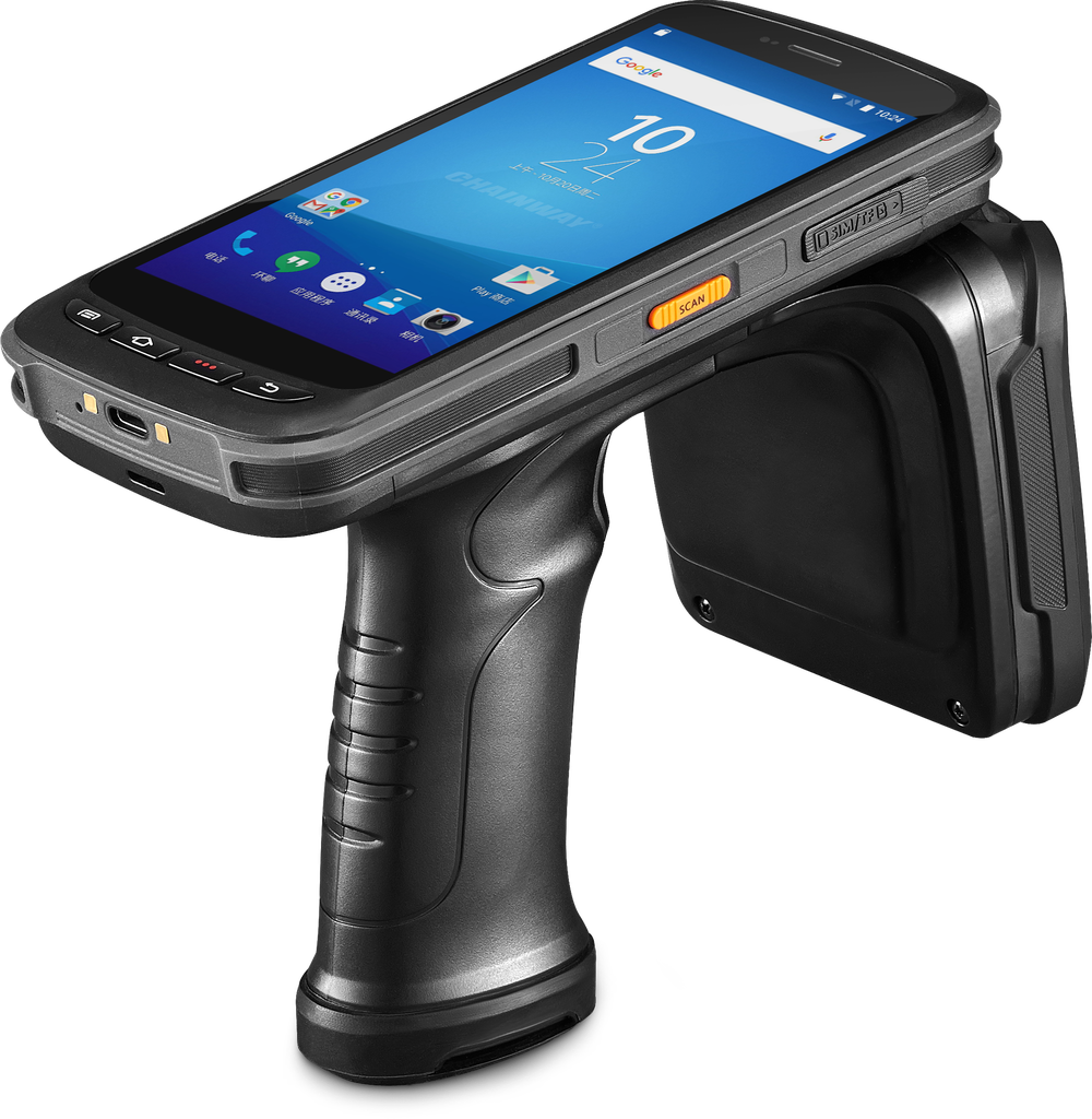 [CHW-C72-AE3-0010] Chainway C72 RFID | Lectura UHF de largo alcance con movilidad inteligente (Android 8.1, MT6763(3+32)+5.2‘’ screen+4G+WIFI+BT+GPS+Camera, w/o pistol grip, no scanner, Power 30dBm, Antenna Gain 4dBi, 10M reading distance, Pistol included)