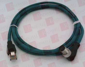 Cognex Right-Angle (45-deg key) Ethernet Cable, 2M (6') [Cognex CCB-84901-6005-02]