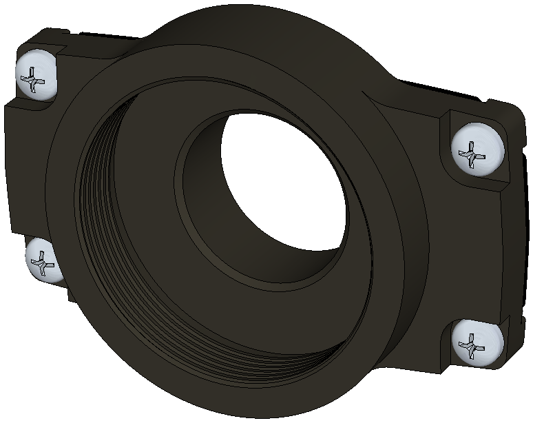 C-MOUNT ADAPTOR ACCESSORY [Cognex DM260-CMNT-00]
