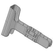 ET4X Optional T-adapter for 10 ET40, ET45, ET40HC, ET45HC for use in ET4X Four Slot Cradle (Pack of 4) (Accommodates 10in tablet, Exoskeleton, Payment Terminals, Expansion Backs, Healthcare hand strap) (Zebra ADP-ET4X-10T4S1-04)