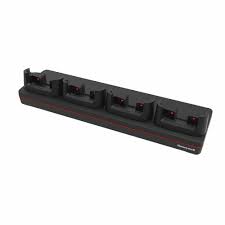 Chargebase: 4 bay charger for CW45. Recharge up to 4 computers with std. or ext. batteries installed. Kit includes 4 bay universal charger, 4 CW45 charging cups (CW45-UCP-N) and power supply. Regional power cord required and must be ordered separately. (Honeywell CW45-CB-UVN-0)