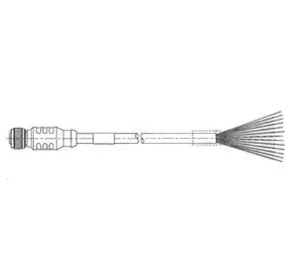 [COG-CCBL-05-01] CBL M12X12 PWR/IO 5M STRAIGHT FLYING GENERAL [Cognex CCBL-05-01]