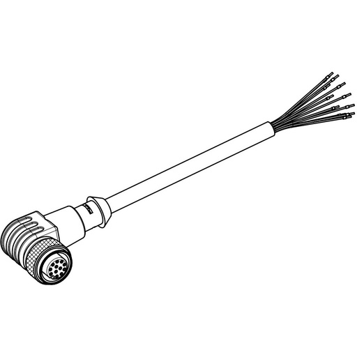 [COG-CCB-M12X12FS-05] DM300 M12x12 Cable, 24V+I/O+RS-232, 5.0m straight [Cognex CCB-M12X12FS-05]