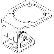 [COG-DM503-BRKT-000] DM503 Pan/Tilt/ MOUNTING BRKT [Cognex DM503-BRKT-000]