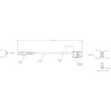 [COG-DM800-RS232-04] DM 800 SERIES RS232 12 FEET/4M CBL [Cognex DM800-RS232-04]