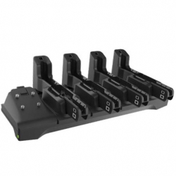 [ZEB-CRD-ET4X-4S10I1-01] ET4X Four Slot Charge Only Cradle for 10 ET40, ET45, ET40HC, ET45HC (Accommodates 10in tablet, Exoskeleton, Payment Terminals, Expansion Backs, Healthcare hand strap) (Power Supply and country specific cables sold separately) (Zebra CRD-ET4X-4S10I1-01)