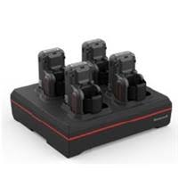 [HON-MB4-SCN10] 4 bay 8675i device charger with power supply (50121666-001). Charges complete 8675i unit with battery installed. Region-specific cord must be ordered separately. USB cable can be connected for communication with device when docked. (Honeywell MB4-SCN10)