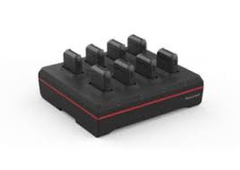 [HON-MB8-BAT-SCN10] 8 bay 8675i battery charger with power supply (50121666-001). Charges battery only when removed from 8675i. Region-specific cord must be ordered separately. (Honeywell MB8-BAT-SCN10)