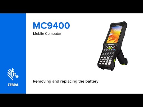 Easy Steps | Battery Remove and Replacement | MC9400/MC9450 Ultra-Rugged Mobile Computer | Zebra