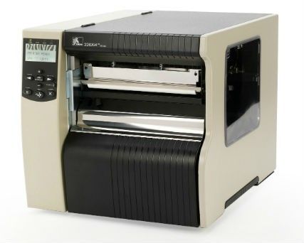 [ZEB-223-805-00200] Zebra 220Xi4 Series (Print Resolution:12 dot/mm (300 dpi), RS232 Serial, Parallel, USB, & Internal PrintServer, Argentina, Rewind, Clear Media Side Door & Media Hanger)