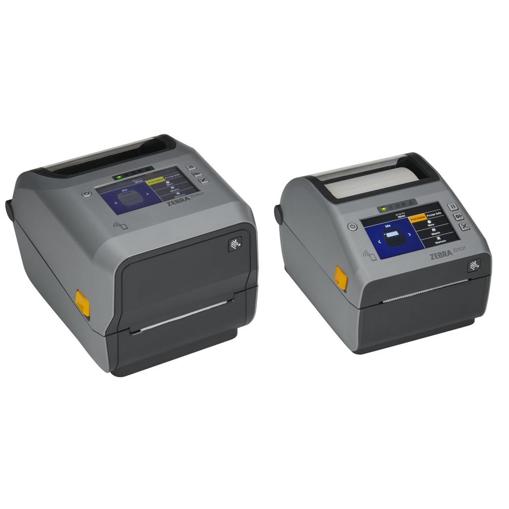 [ZEB-ZD6A043-301F00EZ] Zebra ZD621 | Impresora de Escritorio Premium de 4 Pulgadas (Series:ZD621 | Version:Icon User Interface | Print Width:4-inch | Print Resolution:12 dot/mm (300 dpi), Thermal Transfer (74/300m Ribbon Sizes), Standard Tear, USA, USB, USB Host, Ethernet, Serial, BTLE (Intended for Zebra Printer Setup Utility App))
