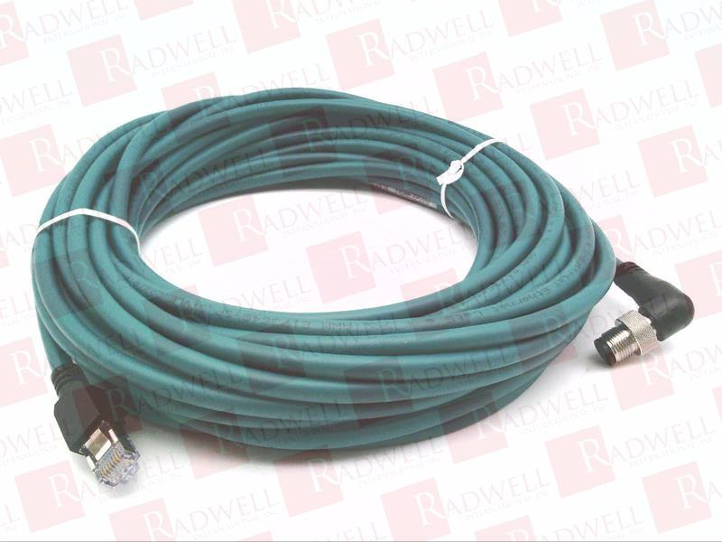 [COG-CCB-84901-6003-15] Cognex Right-Angle (45-deg key) Ethernet Cable, 15M (50') [Cognex CCB-84901-6003-15]