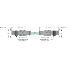 [COG-CCB-M12X-M12X-05] CABLE, M12 TO M12 X-CODE,5M [Cognex CCB-M12X-M12X-05]