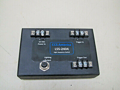 4-CHANNEL LIGHT SEQUENCING CONTROLLER 4-CHANNEL LIGHT SEQUENCING CONTROLLER Cognex CGX-LSS-2404
