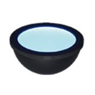[COG-ICBD-HPD2-100B-M12] CCS, HPD2 Dome Light, Blue, 100mm [Cognex ICBD-HPD2-100B-M12]
