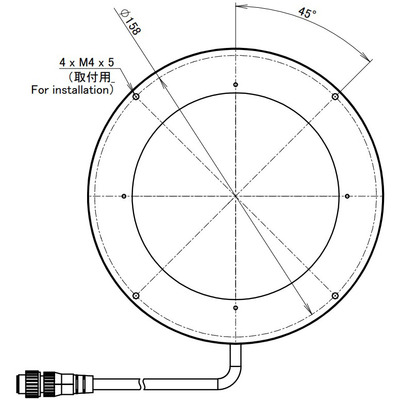 [COG-ICWR-HPR2S-150SW] CCS, RING, SEGMENTED, LOW ANGLE, HIGH POWER, WHITE, 150MM [Cognex ICWR-HPR2S-150SW]