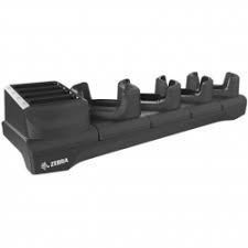 [ZEB-CRD-NGTC5-5SC4B] TC53-TC58 4 slot and 4 spare battery charging cradle. With Shims and Power Supply. Country specific AC Line Cord Sold Seperately (Zebra CRD-NGTC5-5SC4B)