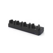 Charging cradle for recharging 4 mobile computers. Kit includes dock, power supply, power cord needs to be ordered separately (Honeywell EDA61K-CB-0)