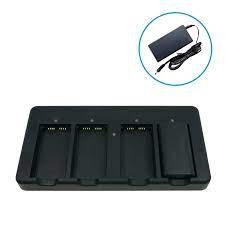 [UNI-5100-900031G] 4-Slot Cradle, HT730 4-slot Battery Charge with power adapter 1010-900060G (Power cord 1010-601551G need to buy separately) (Unitech 5100-900031G)