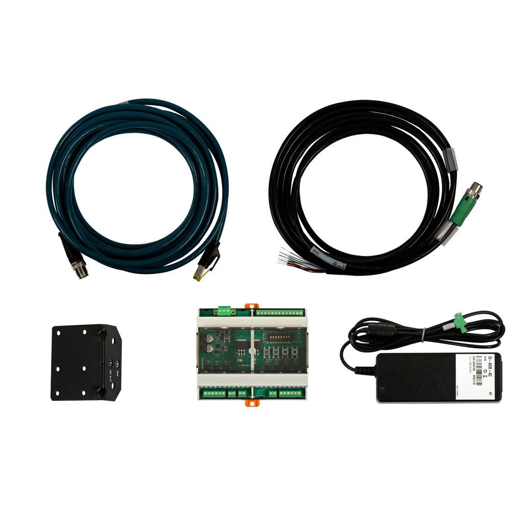 [ZEB-AZ-STARTER-KIT] AltiZ Starter kit. Includes AltiZ mounting bracket, ethernet cable, power and I/O cable and I/O Breakout Box with its power supply. (Zebra AZ-STARTER-KIT)