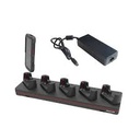 Honeywell 5 bay universal dock, charge up to 4pcs CT40/CT40XP/CT45/ CT45XP/CT47 and 4pcs of CT40 batteries.