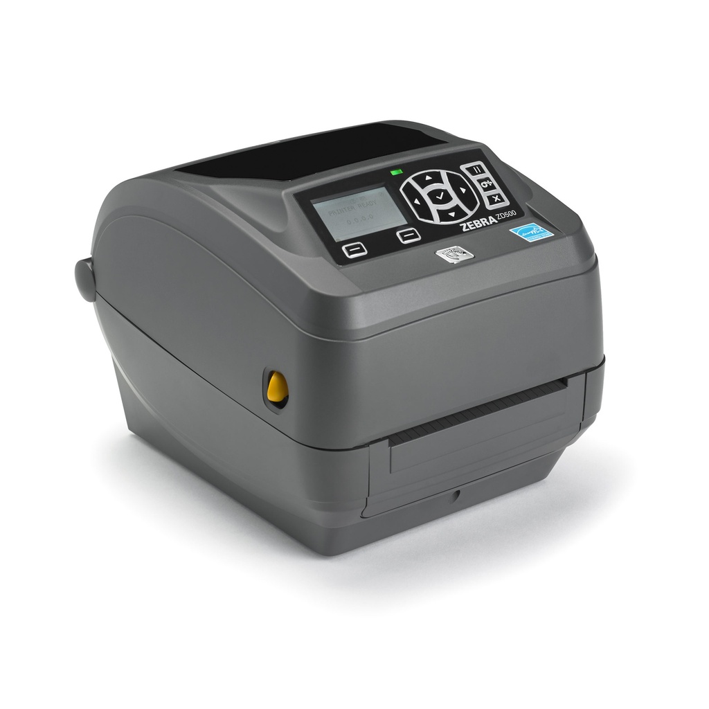 Zebra Printer ZD500 Series (User Interface:LCD User Interface | Print Width:4-inch | Print Resolution:12 dot/mm (300 dpi), Standard Tear, USB, USB Host, Serial, Ethernet, 802.11abgn, Bluetooth ROW (Rest of the World))