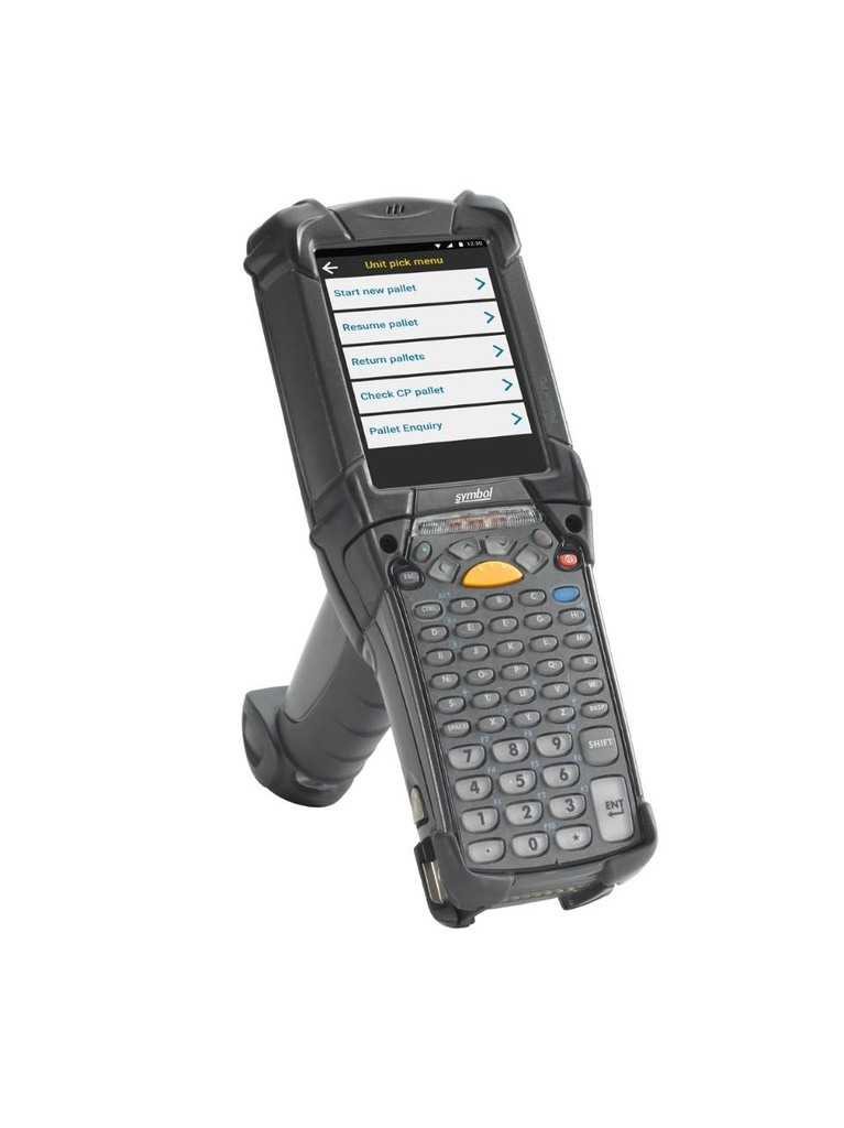 Zebra MC9200 Mobile Computer (SE4500SR Blockbuster 2D Imager, 1GB RAM / 2 GB Flash, 28 Key, Win Mobile 6.5 with MS Office included in units with MFD prior to 01Jul16. MS Office removed on MC92 units built with MFD after 01Jul16., Audio / Voice / Bluetooth  / IST / RFID Tag)