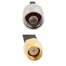 [EXT-25-90262-01R] Adapter RP-SMA (Female) To Type N (Female) Extreme Networks 25-90262-01R