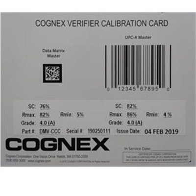 [COG-DMV-CCC] Cognex Standard Calibration Card Cognex Standard Calibration Card Cognex DMV-CCC