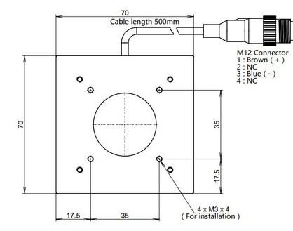 [COG-IFS-RRL050-0018] Cognex Image Formation System with 18mm FOV Cognex Image Formation System with 18mm FOV Cognex IFS-RRL050-0018