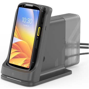 [ZEB-CRD-NTC5X-1SNWS-01] TC53, TC58 Connect Cradle (Workstation), allows to connect a mobile computer to an external monitor and multiple peripherals, includes HDMI, Ethernet and USB-A (x4) ports.Requires mobile computer, power supply PWR-BGA12V50W0WW, DC Line Cord CBL-DC-388A2-01 and country specific grounded AC Line Cord sold separately (Zebra CRD-NTC5X-1SNWS-01)