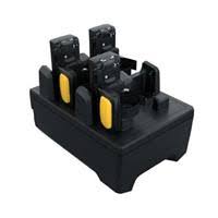 [ZEB-CRD-RS61-4SCHG-01] RS6100 4-Slot Ring Scanner Charger, Allows Charging of 4 RS6100 ring scanners. Requires PWR-BGA12V50