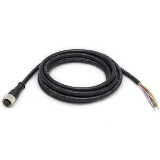 [ZEB-CBL-PWR00500-M1200] Cable, Power 5M, 12 PIN M12 To Flying Leads, Standard Flex (Zebra CBL-PWR00500-M1200)